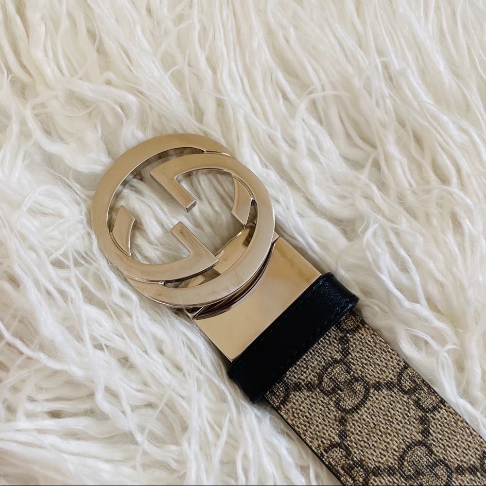 Gucci Reversible GG Supreme belt 90/36 - Picture 8 of 13